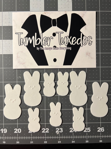Mellow Bunny- Tumbler Tuxedo