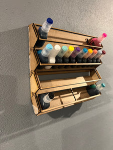 Wall Hanging Alcohol Ink Rack