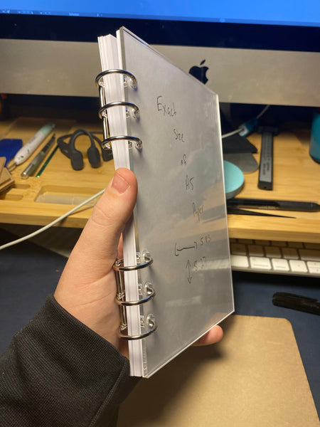 A5 Notebook Acrylic Blank