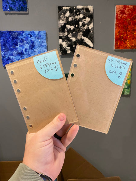 A6 Notebook Acrylic Blank